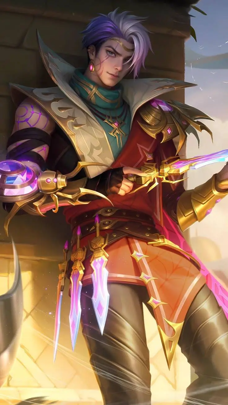 ai character: gusion x Prince  background