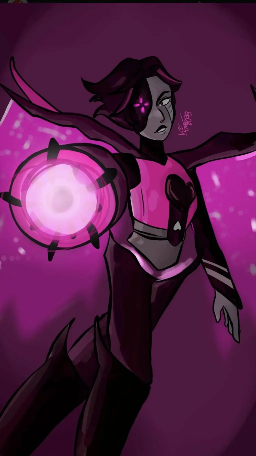 ai character: m.Neo × papyrus background