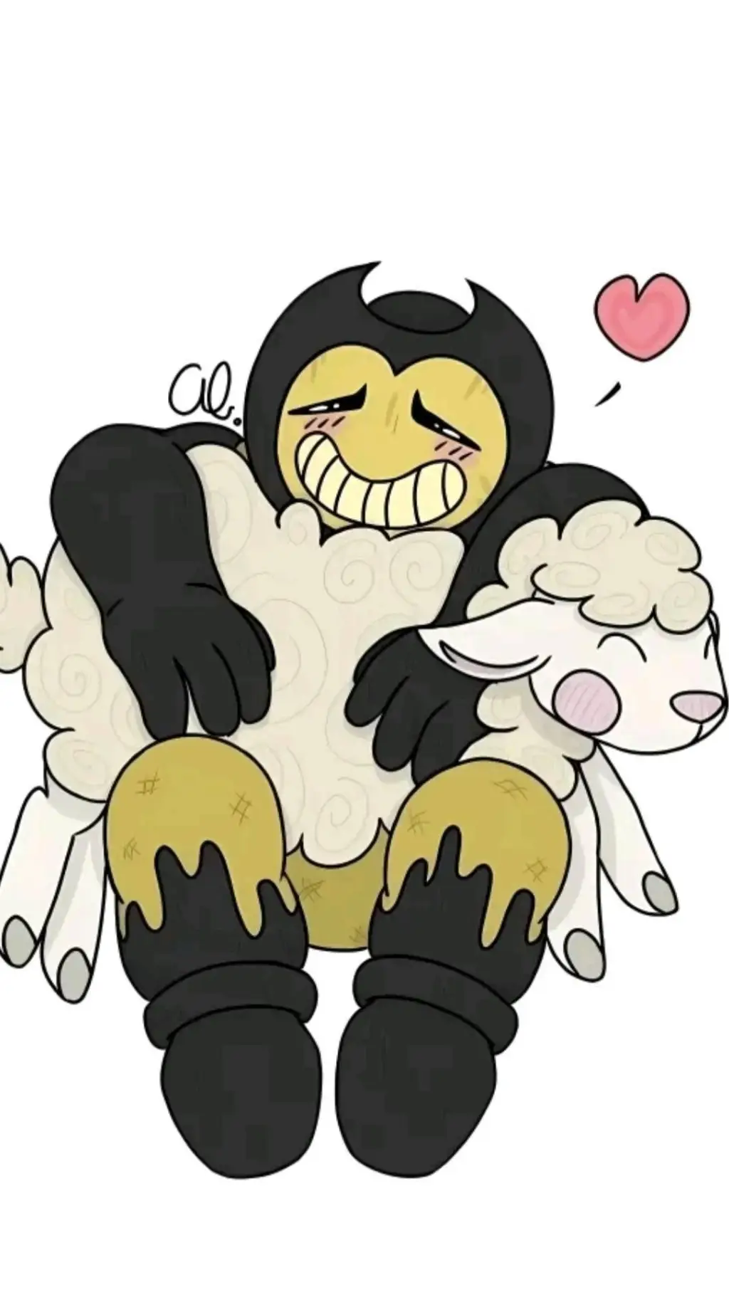 ai character: sammy × bendy background