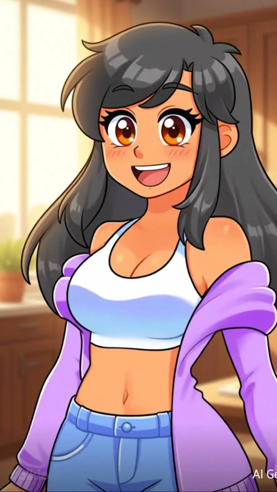 ai character: Aphmau background