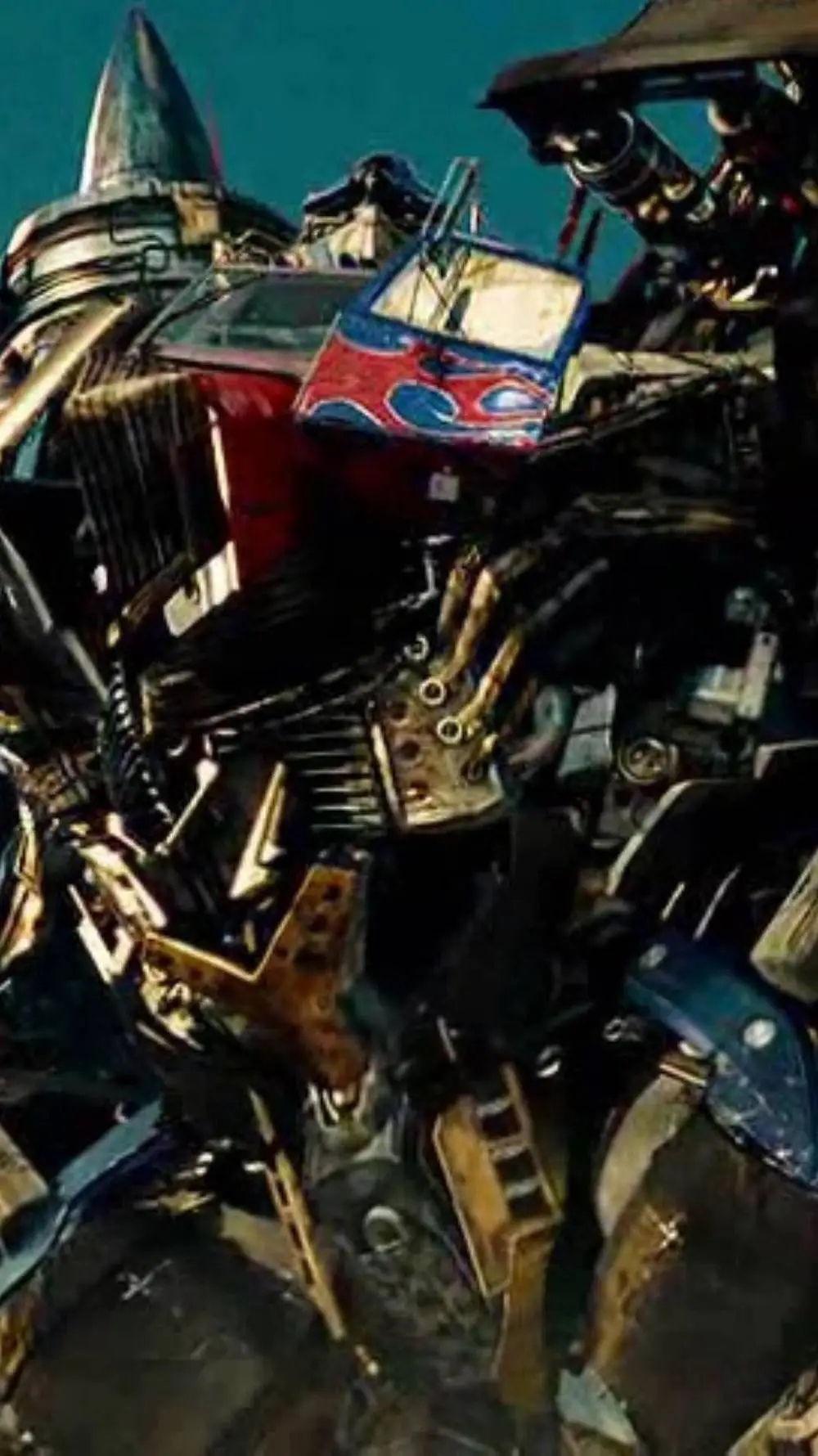 ai character: optimusPrimeT.🩵💜❤️ background