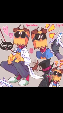 ai character: Black hat background