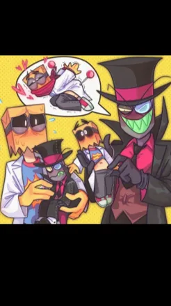 ai character: Black hat  background