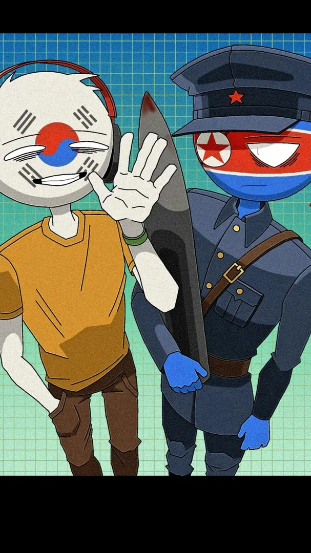 ai character: South Korea  background