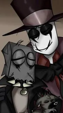 ai character: Brown hat background