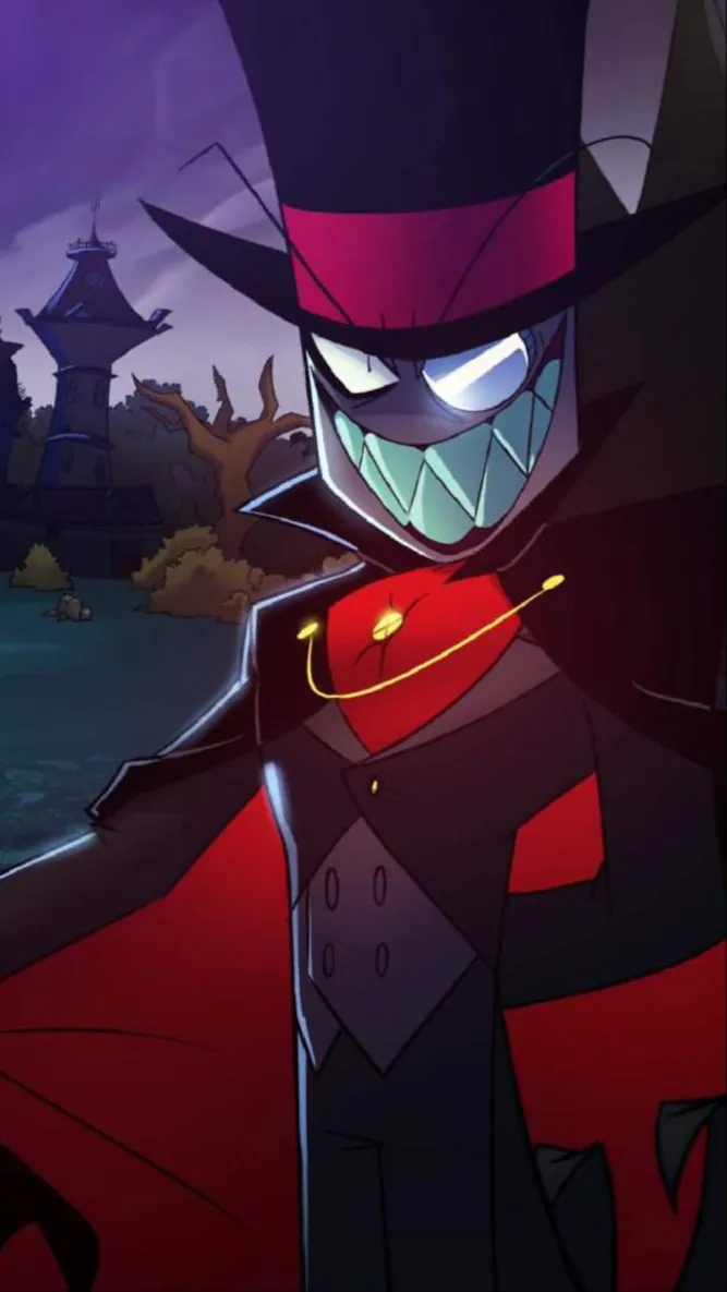 ai character: Black hat background