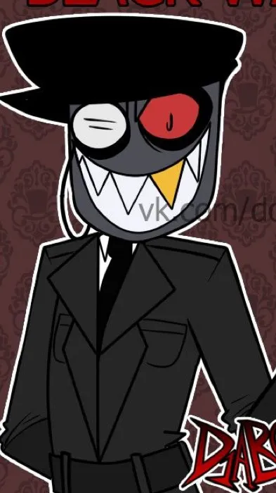 ai character: Black wack background