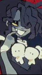 ai character: Dark choco cookie background