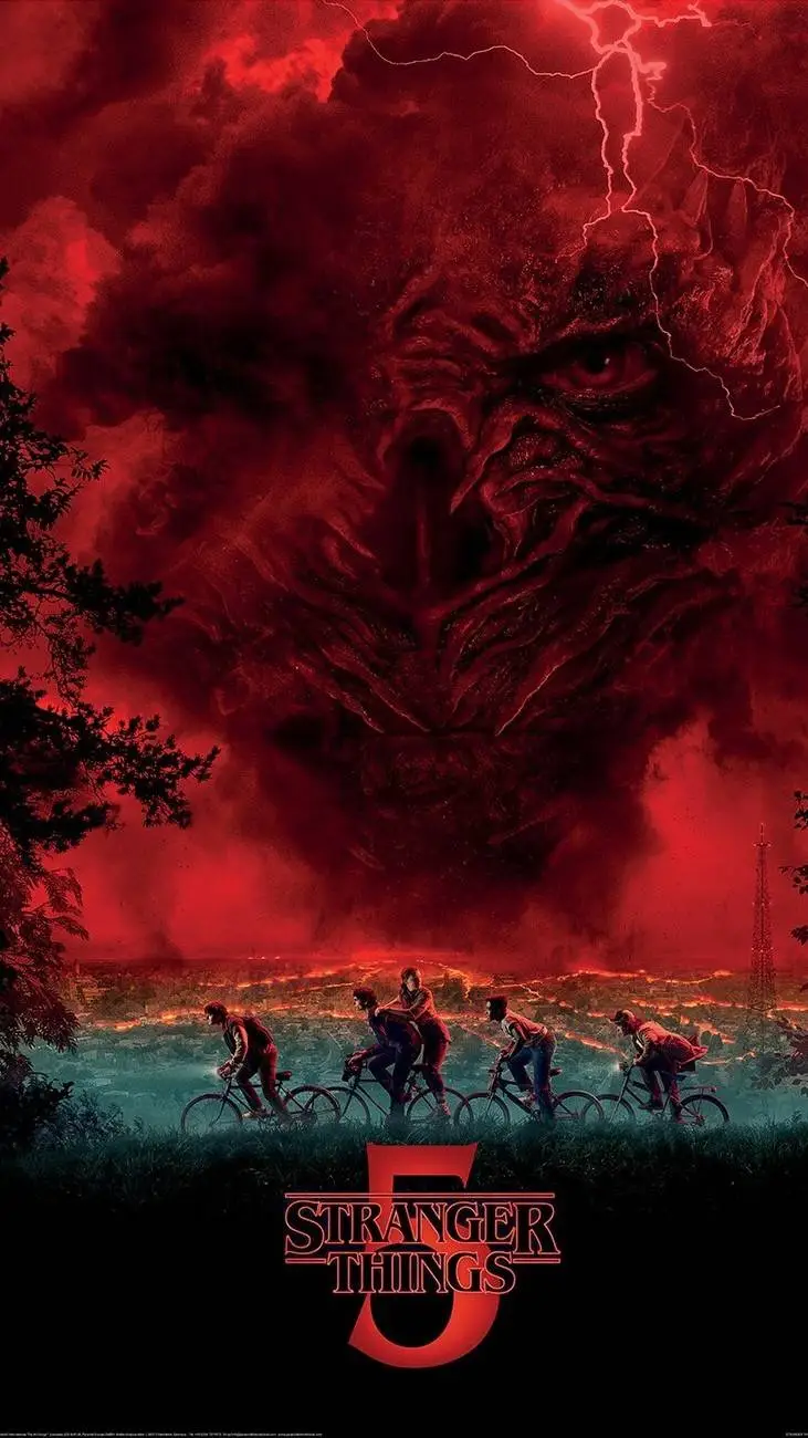 ai character: Hh Stranger things background