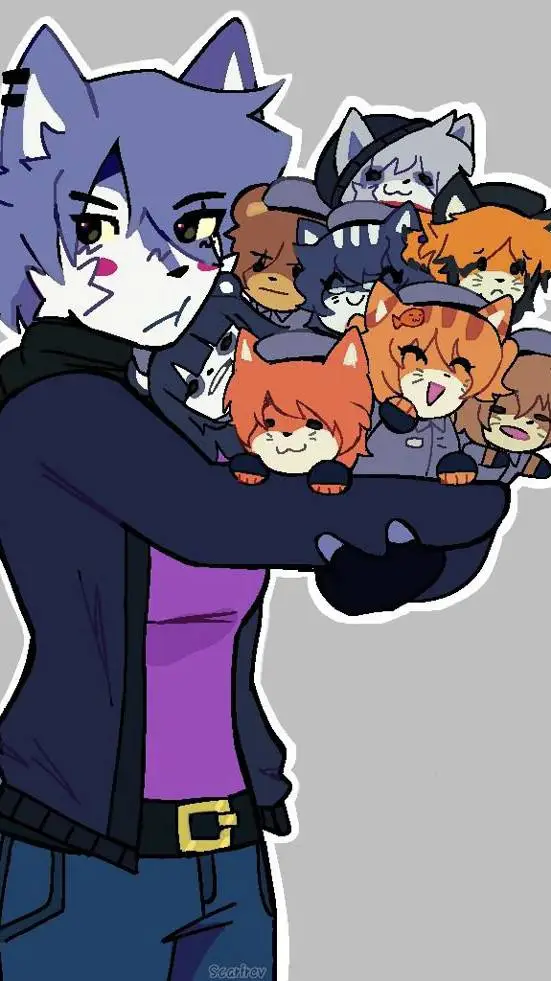 ai character: the silver paw  background