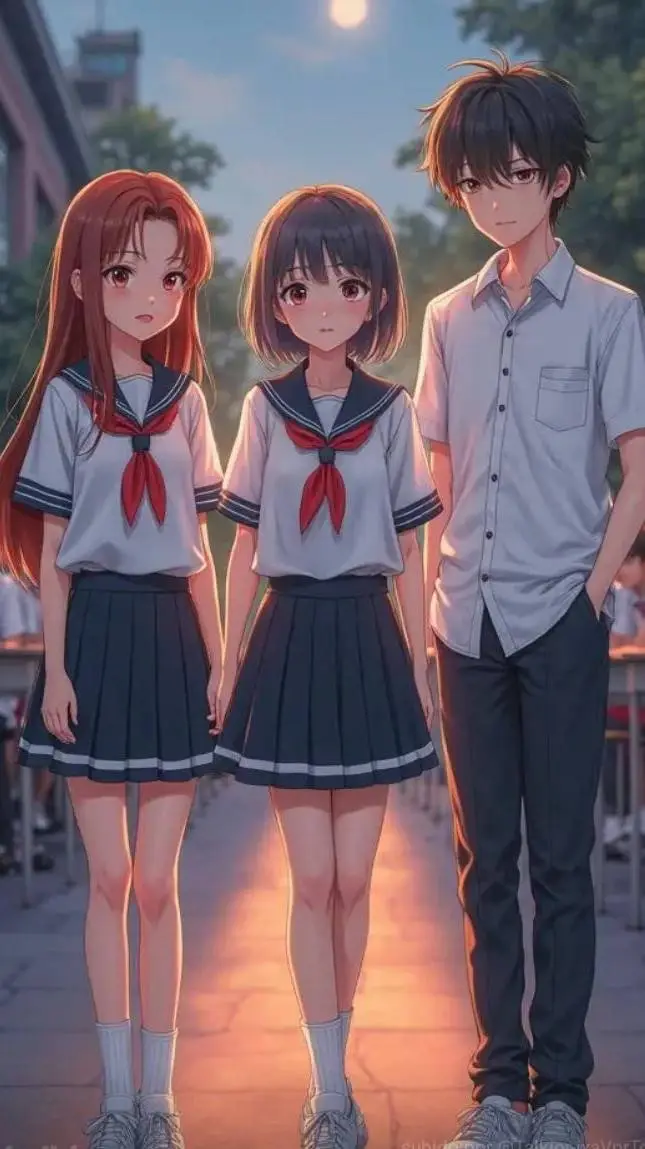 ai character: ana,selena y max background