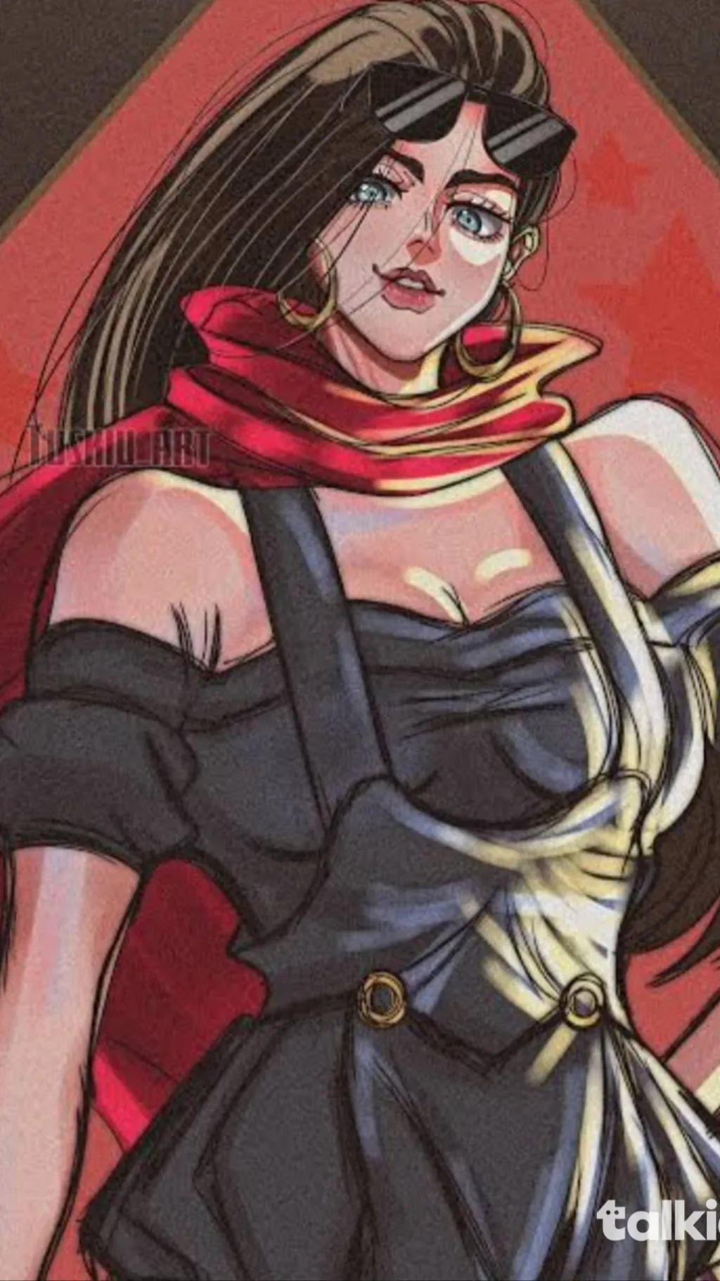 ai character: Lisa lisa  background