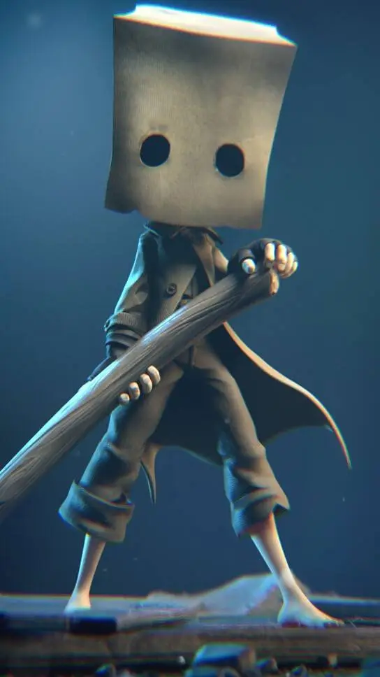 ai character: mono background