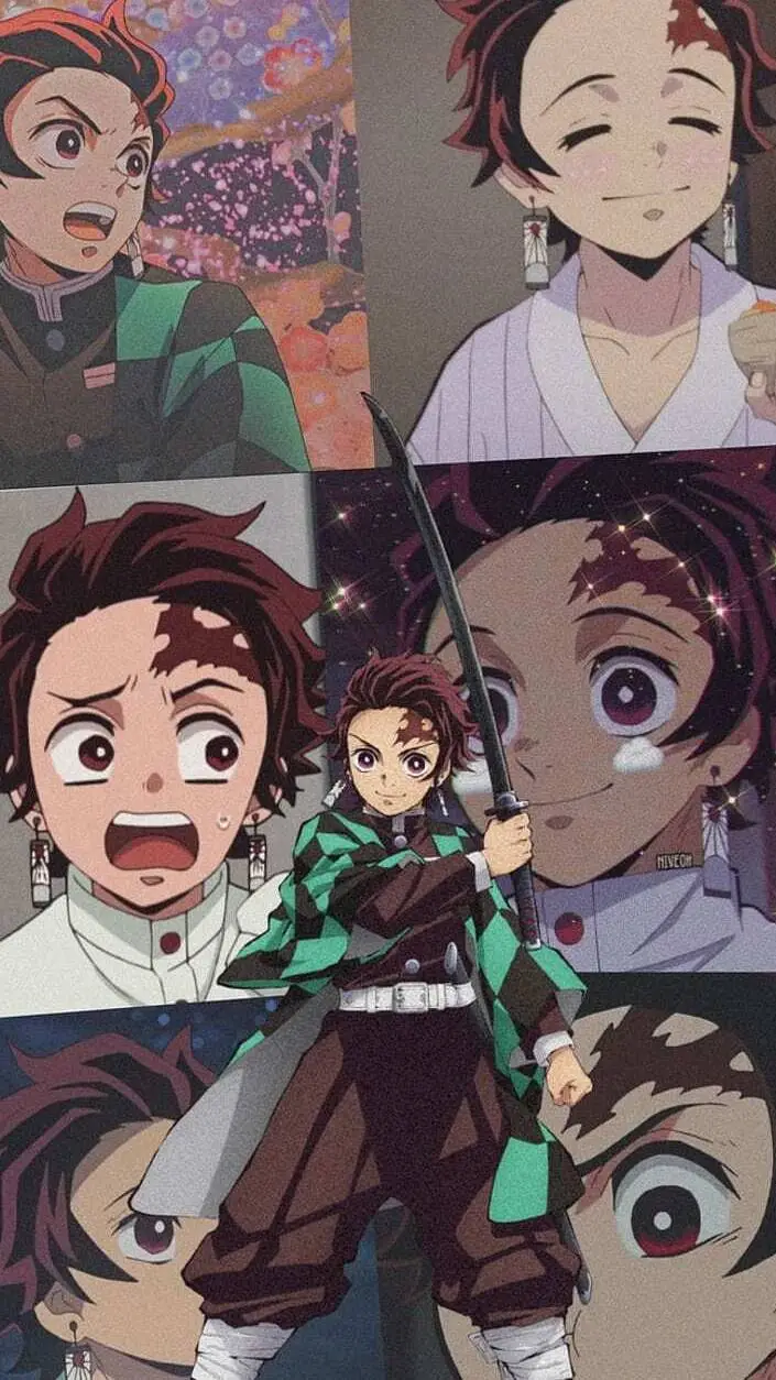 ai character: tanjiro background