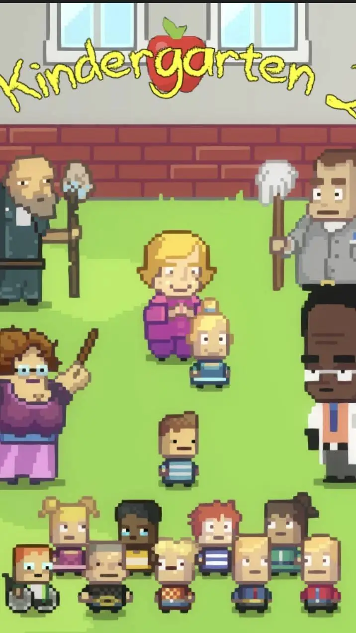 ai character: Kindergarten 2 background