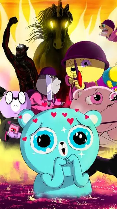 ai character: ~🐻🦄Unicorn Wars🦄🐻~ background