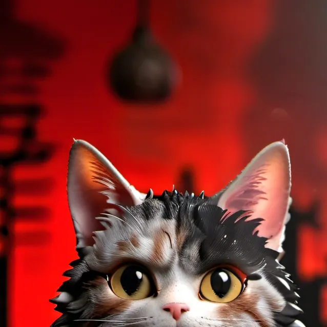 chat with ai character:  cat