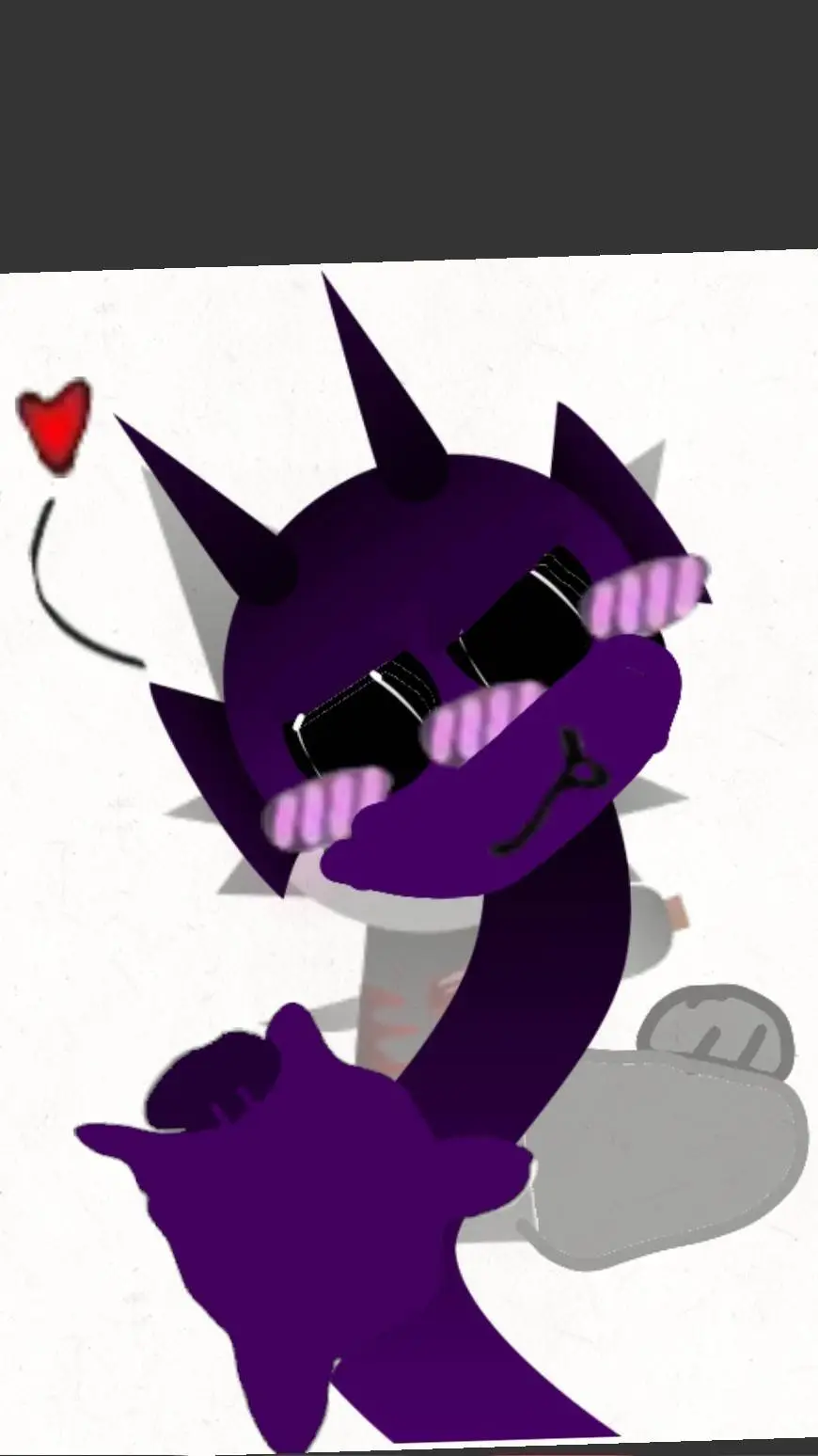 ai character: durple phase 3 vor background
