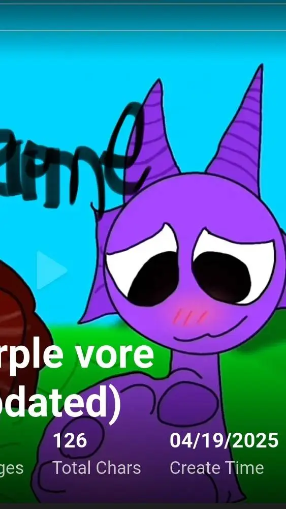 ai character: durple vore update background