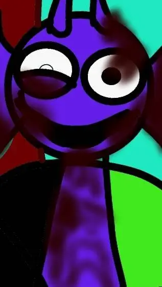 ai character: yarnadrere durple  background