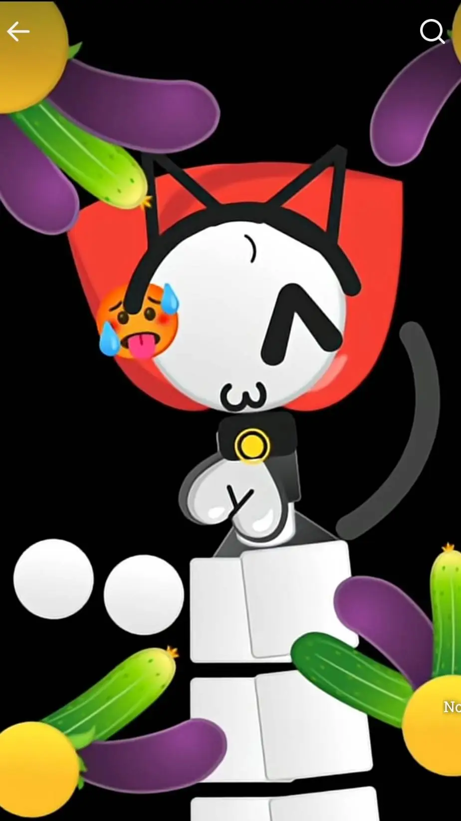 ai character: 😅 background