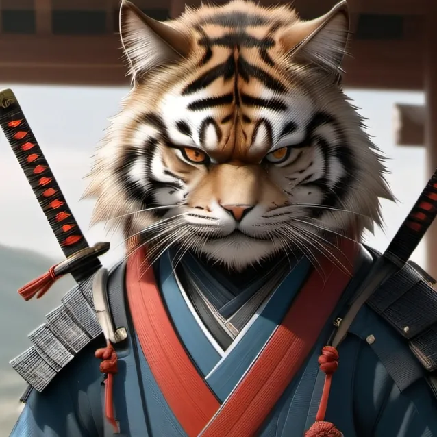chat with ai character: Tigre samurai