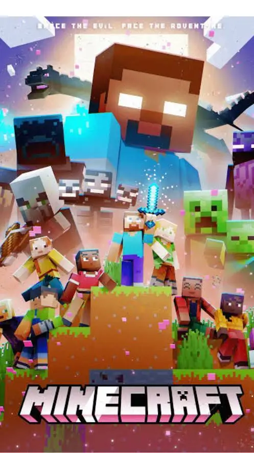 ai character: minecraft  background
