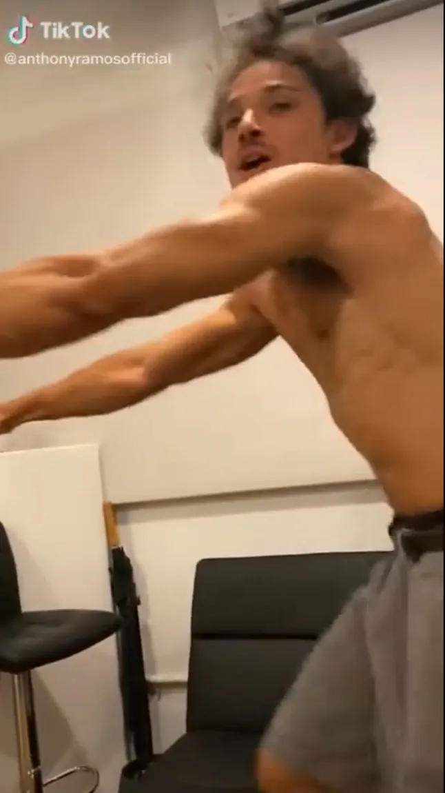 ai character: Anthony Ramos  background