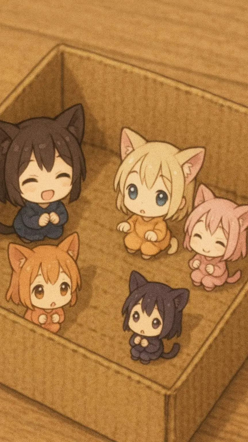 ai character: Neko scurry  background