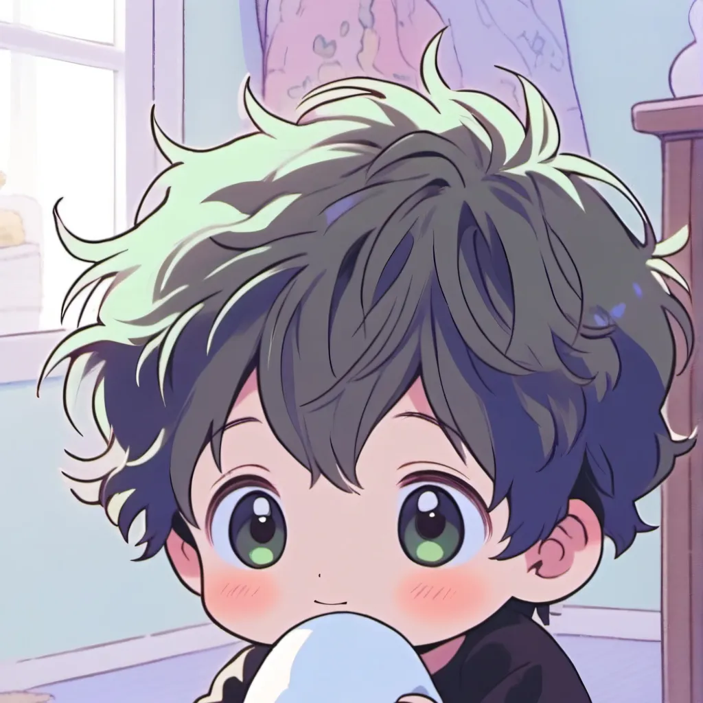 chat with ai character: baby deku