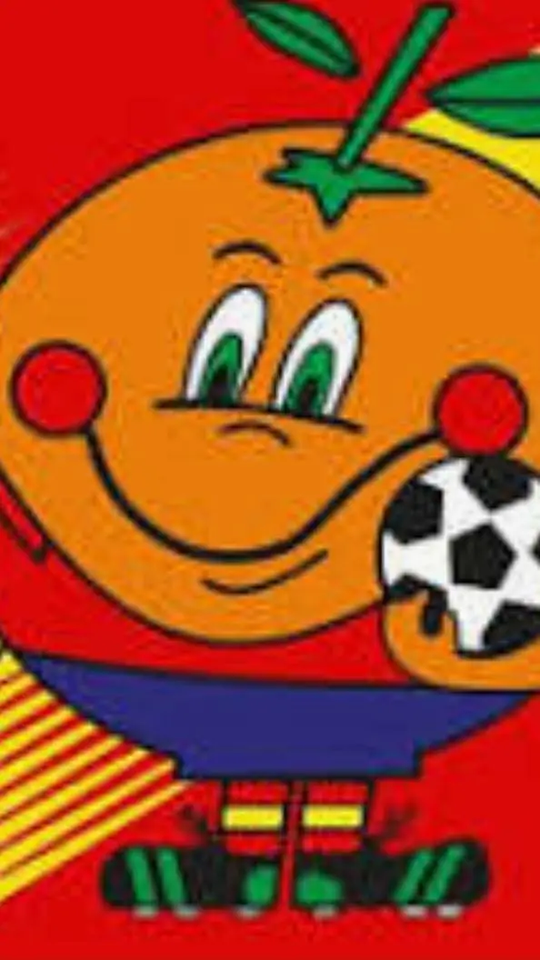 ai character: Naranjito  background