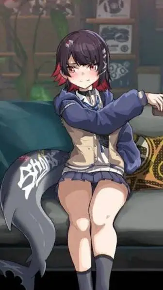 ai character: ellen Joe  background