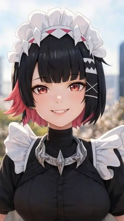 ai character: ellen Joe  background