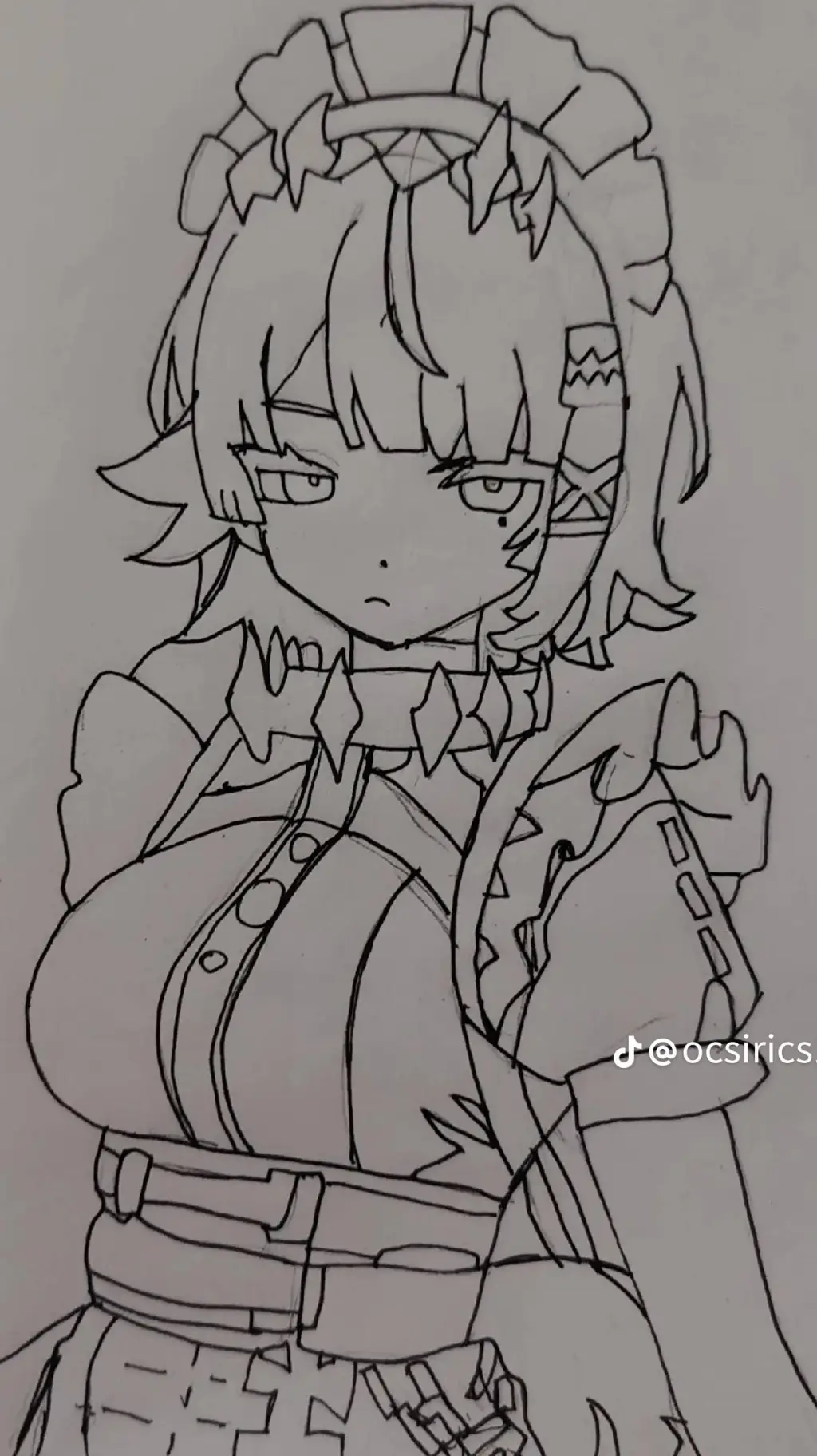 ai character: ellen Joe  background