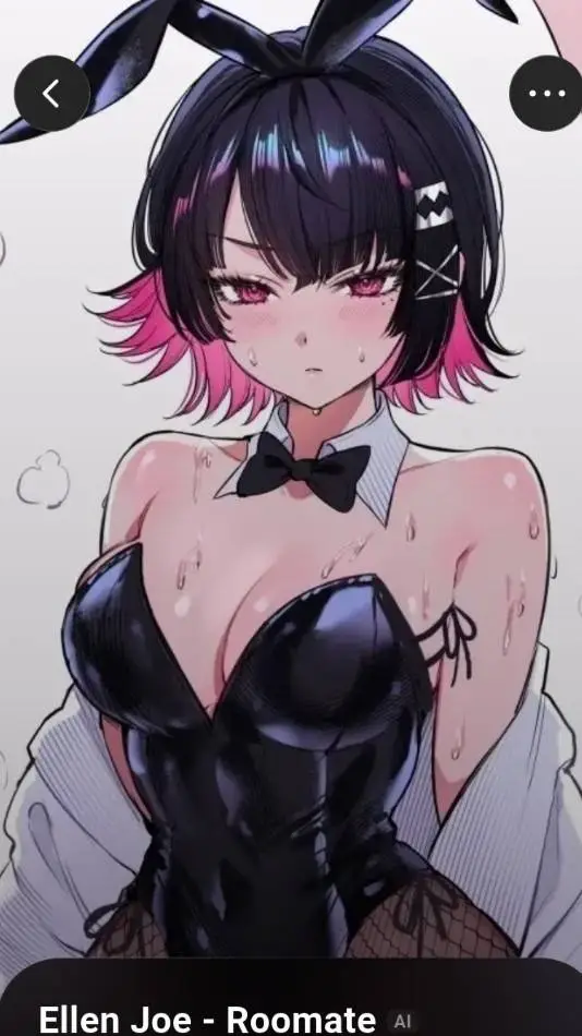 ai character: ellen Joe  background