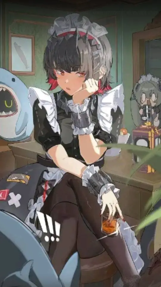 ai character: ellen Joe  background