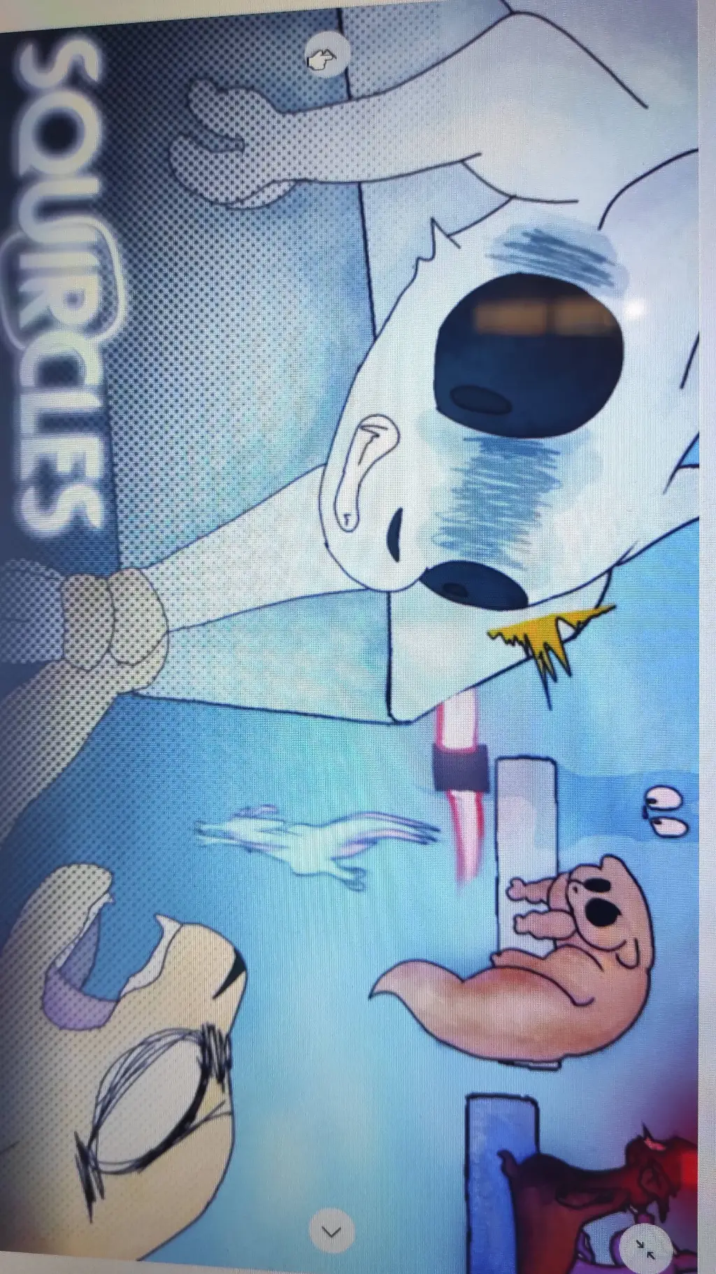 ai character: Squircles!!😉  background