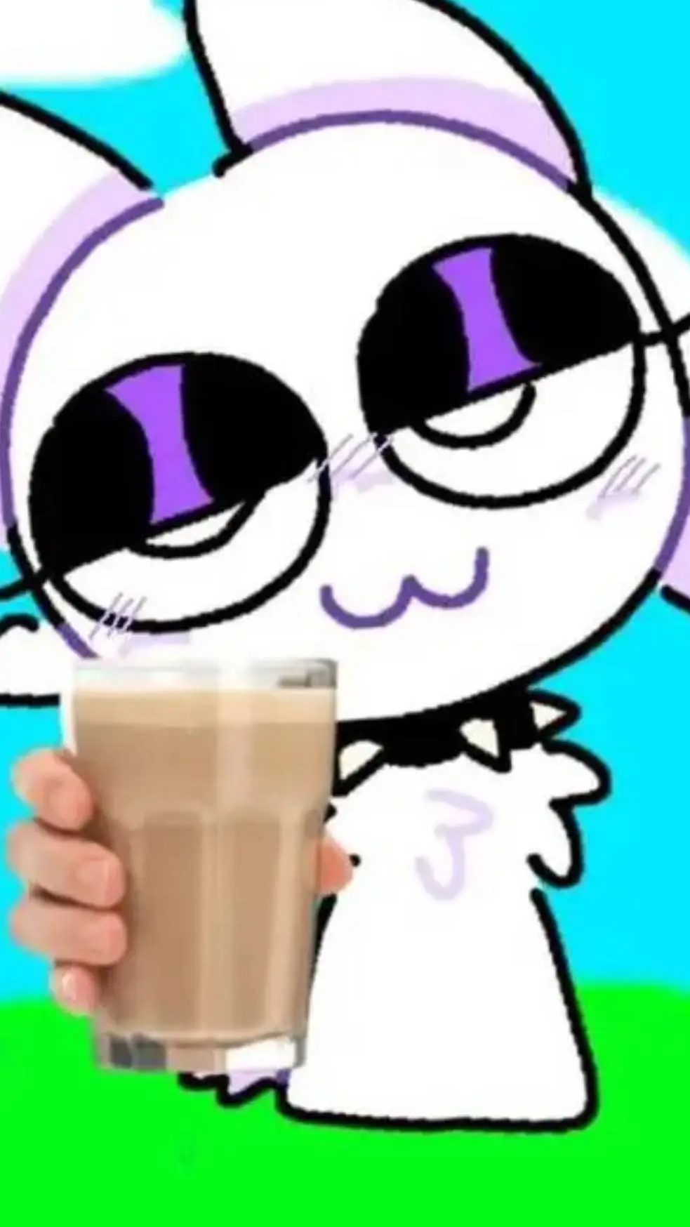 ai character: Choco milk background