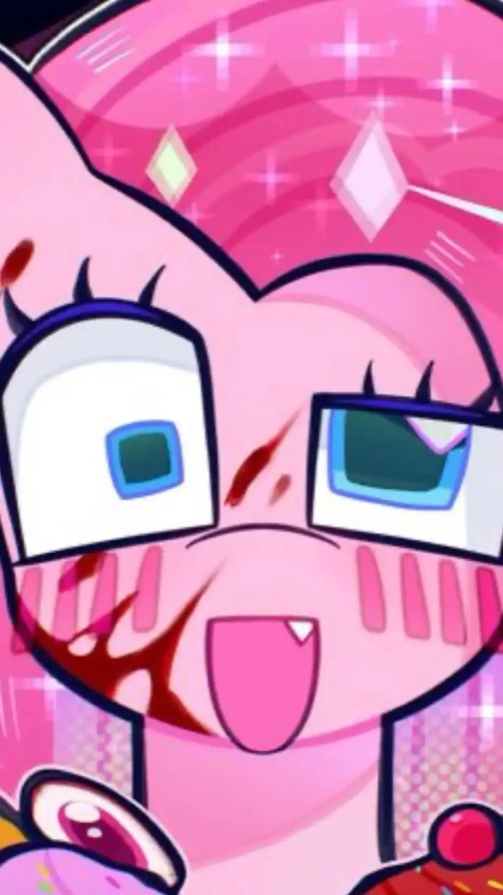 ai character: Pinkie pie!  background