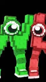 ai character: Ш или Л background