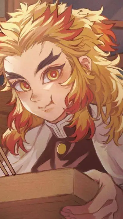 ai character: kyojuro Rengoku background