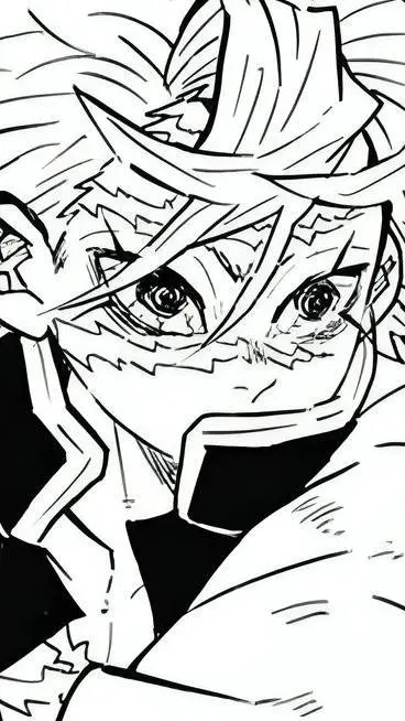 ai character: Sad sanemi background