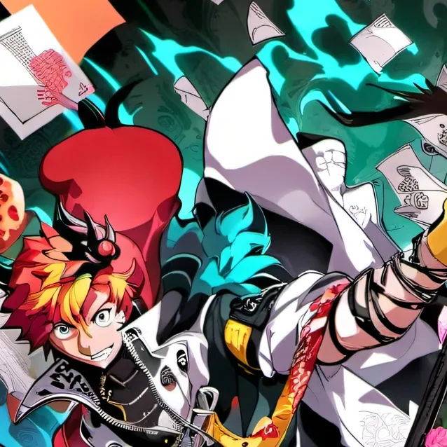 chat with ai character: mha Blue et Red