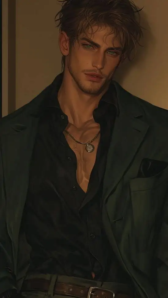 ai character: Roy Silver background