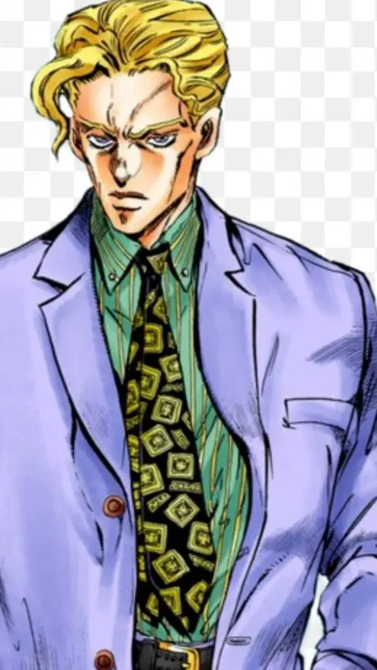 ai character: kira yoshikage  background