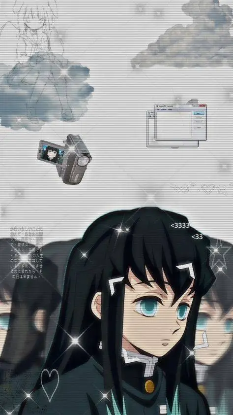 ai character: Токито🩵🫐🌫️ background