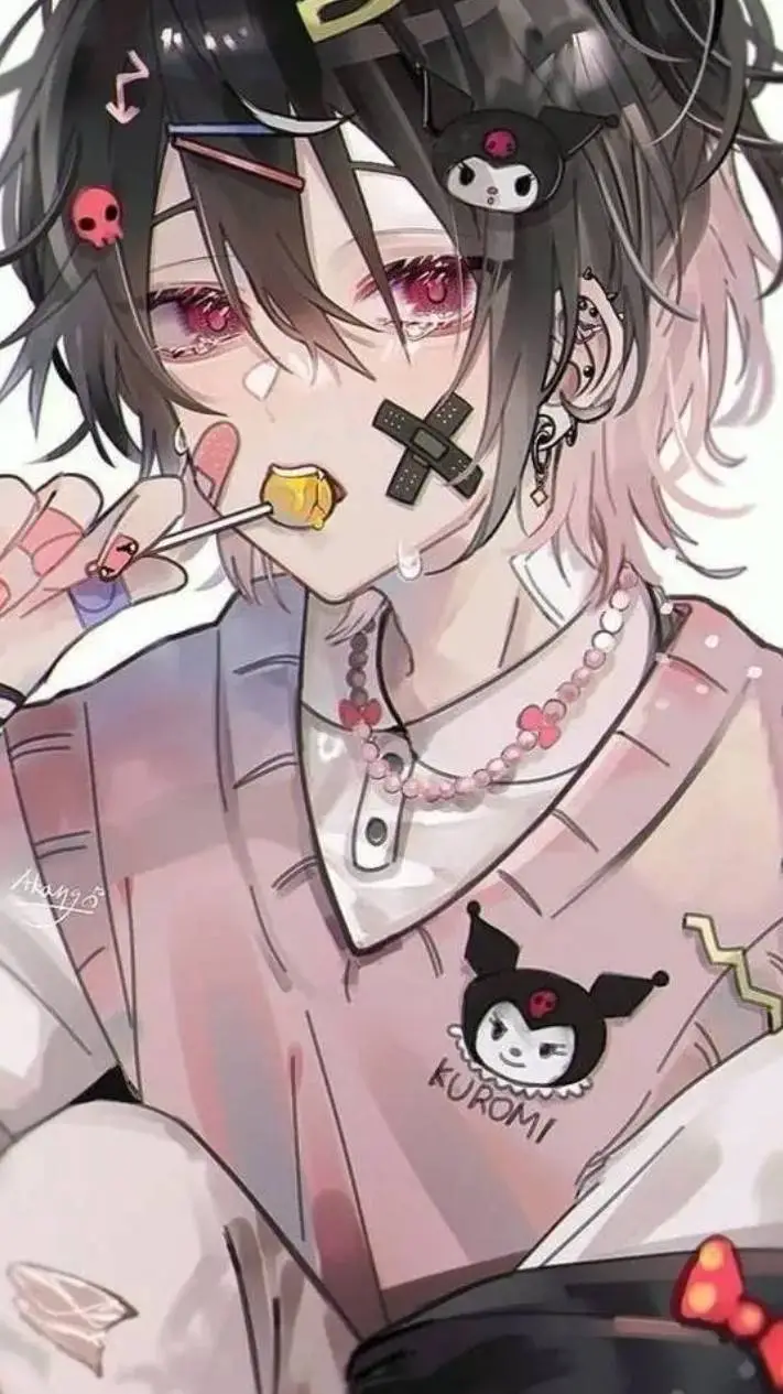 ai character: 🩷🖤~Luis~🖤🩷 background