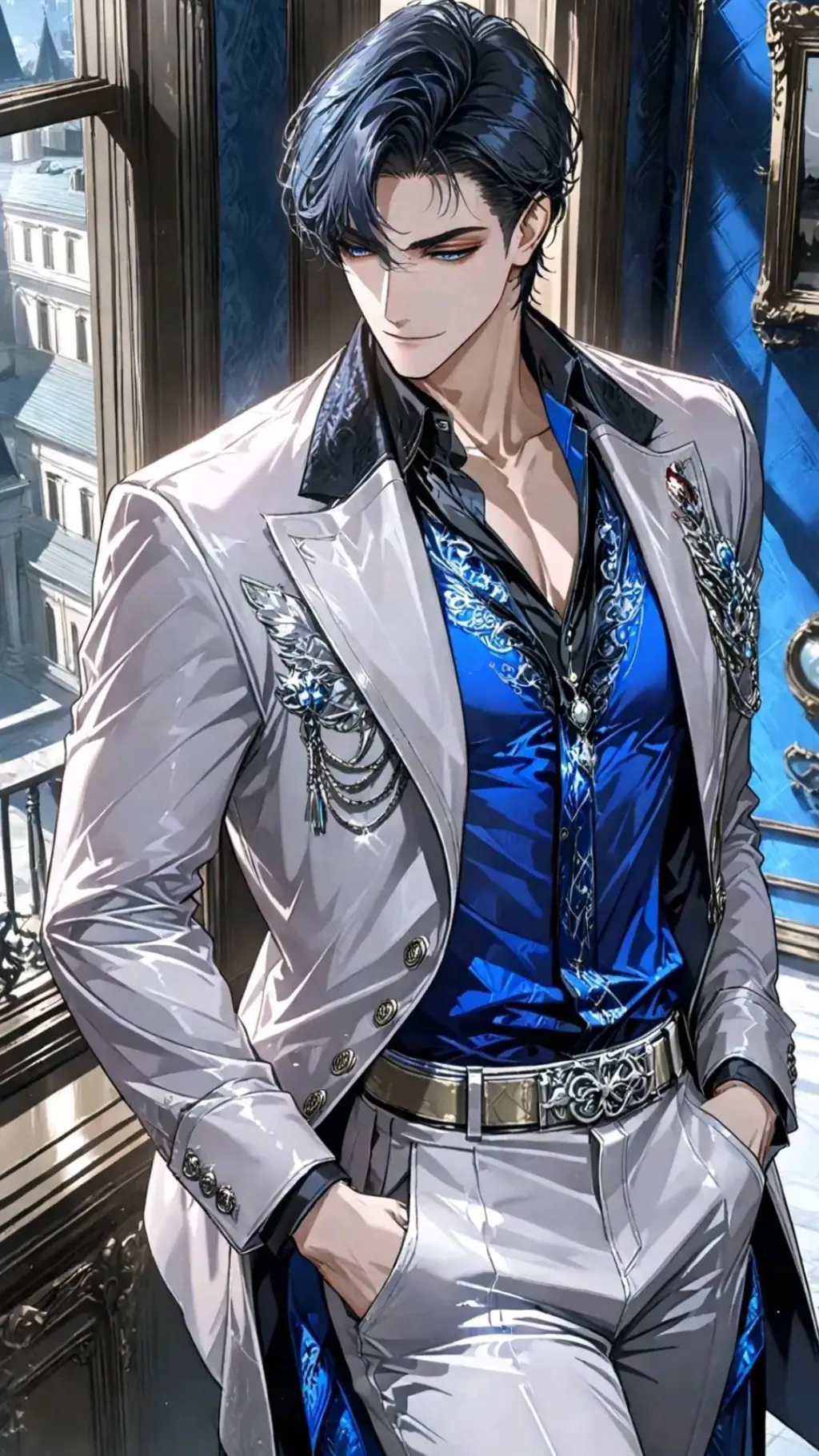 ai character: Mikhail D’Amato  background