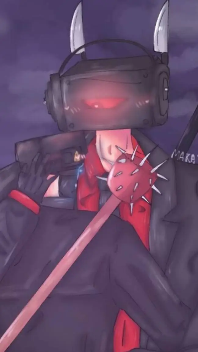 ai character: dark x pulger  background