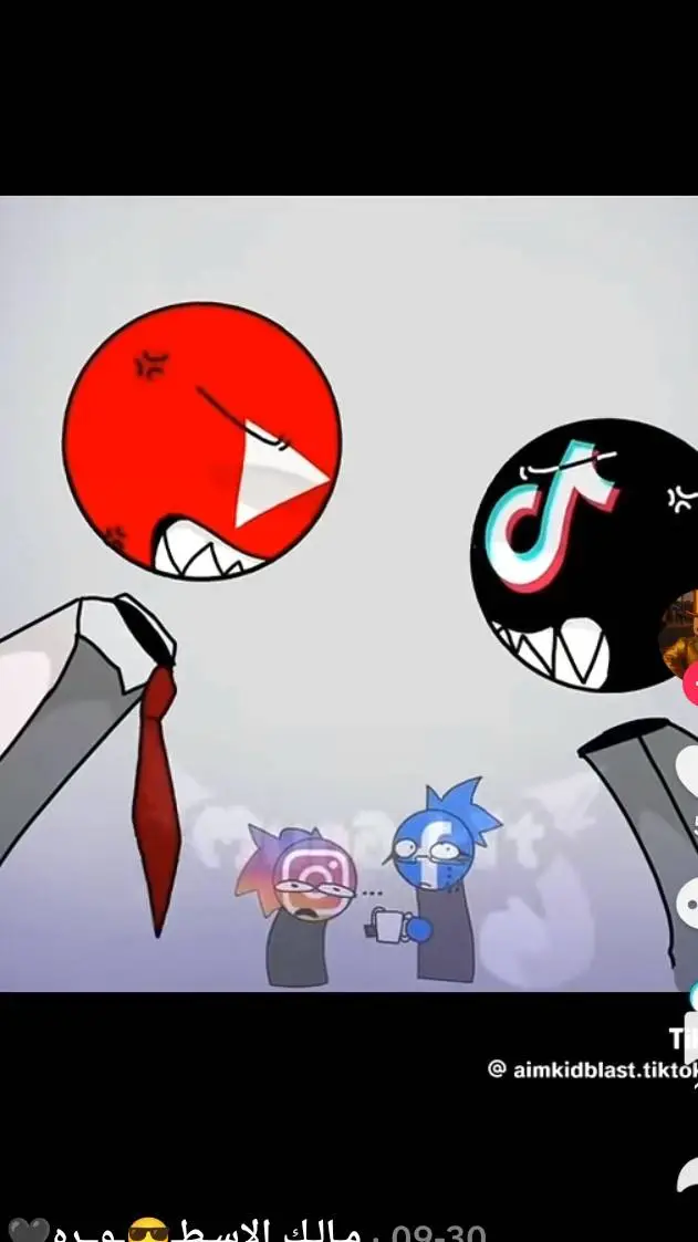 ai character: tiktok x Youtube  background